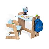 Alex Daisy by Tiffany Alex Daisy Texas Height Adjustable Kids Study Table and Chair Set - Blue