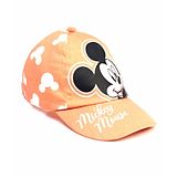 Babyhug Disney Summer Cap With Mickey Mouse Graphics - Yellow