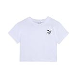 PUMA Cotton Half Sleeves Solid BETTER CLASSICS Tee -  White