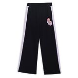 PUMA Cotton T7 Floral Printed Relaxed Fit Sweat Pant -  Black