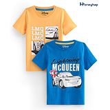 HoneyHap Disney Cotton Knit Half Sleeves T-Shirt with Cars Graphics Pack of 2 - Multicolour