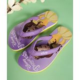 Kidsville Disney Princess Featuring Belle Detailed Flip Flops - Purple