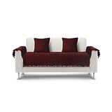 Saral Home AXIS Sofa Cover Set (1 Seat Cover, 2 Cushion Cover, 2 Arm Covers)