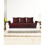 Saral Home AXIS Sofa Cover Set (1 Seat Cover, 3 Cushion Cover, 2 Arm Covers)