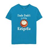 Zeezeezoo Family Theme Half Sleeves Dada Dadis Little Rasgulla Printed  Tshirt - Blue