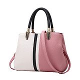 SYGA Women'S Crossbody Bag, Top Zip Closure And Adjustable Shoulder Strap Pu Leather Handbag(Pink)