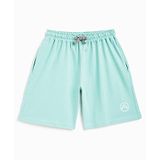 Campana 100% Cotton Jersey  Arrow Printed Shorts - Ocean Blue