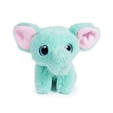 Jeannie Magic Sparkly Eyes Palm Pal Soft Toy Elephant- Aqua Blue