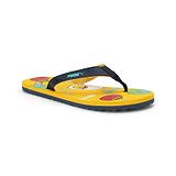 PUMA Vegetables Detailed Hop Youth Flip Flops - Spectra Yellow High Risk Red Spellbound & White