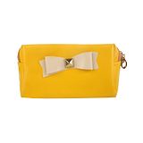 The Quirk Box Cosmetic Travel Pouch Yellow