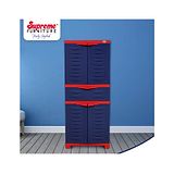 Supreme Furniture Fusion 2 MDR Cupboard 1 Coke Red and Blue