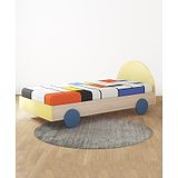 Smartsters Car Single Bed Yellow Blue