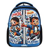 Smily Kiddos - Licensed Chhota Bheem Preschool Backpack I -Blue - 14 Inch