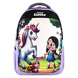 Smily Kiddos - Licensed Chhota Bheem Chutki Junior Backpack 1 - Purple - 18 Inch