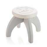 Aditi Toys Baby Chair for Boys & Girls Durable HDPE Plastic Chair Step Stool Plastic Activity Table For Kids Above 1 Year (White)