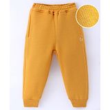 Little Kangaroos Cotton Knit Full Length Lounge Pant Solid - Yellow