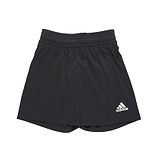 Adidas Kids Knit Mid Thigh Length Shorts with Brand Logo Print - Black