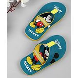 Kidsville Mickey & Friends Featuring Mickey Mouse Detailed Flip Flops - Teal