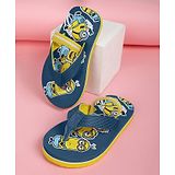 Kidsville Minions Printed Flipflops For Kids Boys - Blue