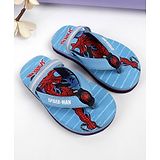 Kidsville Marvel Avengers Featuring Spiderman Detailed Flip Flops - Blue