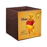 Disney By Kuber Kuber Industries Disney Winnie-The-Pooh Print Non Woven Fabric Foldable Large Size Storage Cube Toy,Books,Shoes Storage Box With Handle Brown