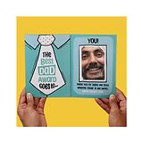 Oye Happy Father's day Greeting Card- Blue