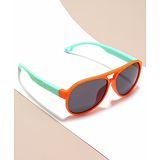 KIDLINGSS Aviator Style Sunglasses - Orange