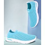 CHamps SHOES Knitted Casual Shoes - Sea Green