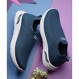 CHamps SHOES Knitted Casual Shoes - Teal Blue