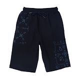 GINI & JONY Abstract Printed Bermuda - Navy Blue