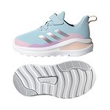 Adidas Kids Velcro Closure Striped  Sports Shoes -Light Blue