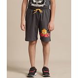 Kidsville Garfield Featuring Character Printed Shorts - Grey