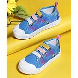 Kidsville Mattel Featuring Barbie Printed  Canvas Shoes - Blue