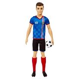 Barbie Ken Soccer Player Doll Blue - Height 30 cm