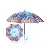 Johns Umbrellas John's Umbrellas John's Umbrella  Spiderman Print Straight Umbrella with J Curve Handle - Multicolor