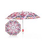 Johns Umbrellas John's Umbrellas John's Umbrella  Spiderman Print 2 Fold Straight Umbrella with  Whistle - Multicolor