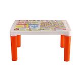 Cello Wimplast Cello Scholar Two Seat Junior Dining Table Polypropylene Plastic Finish Orange