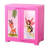 Cello Wimplast CELLO NOVELTY COMPACT FAIRY KIDS PLASTIC CUPBOARD, PINK