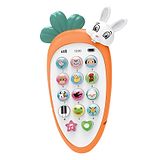 Baby Moo Bunny Musical Mobile Phone - Orange