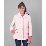 CRIMSOUNE CLUB Full Sleeves Solid Blazer - Pink