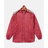 CRIMSOUNE CLUB Full Sleeves Solid Jacket - Pink