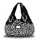 SYGA Women's Printed PU Leather Hobo Bag, Multiple Colors and Patterns, Crossbody Shoulder(LEOPARD PRINT)