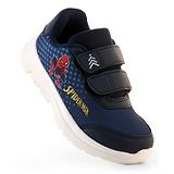 Pine Kids Marvel Spiderman Sneaker Shoes With Velcro Closure - Navy Blue