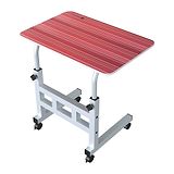 Portronics POR-2483 My Buddy D Wood Multipurpose Movable & Adjustable Table for Computer & Laptop(Crimson Red)