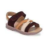 TUSKEY Colour Blocked Sandals - Brown