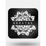 Macmerise Breathe White - Coaster Square Single