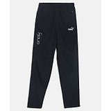 PUMA Brand Logo Printed Track Pant - Black