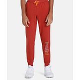 PUMA Cotton Brand Name Printed Track Pant - Red