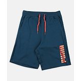 PUMA Brand Name Printed Shorts - Blue