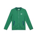 PUMA Cotton Full Sleeves Solid Jacket - Green